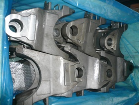 Excavator bracket in VCI packing Excavator bracket in VCI packing